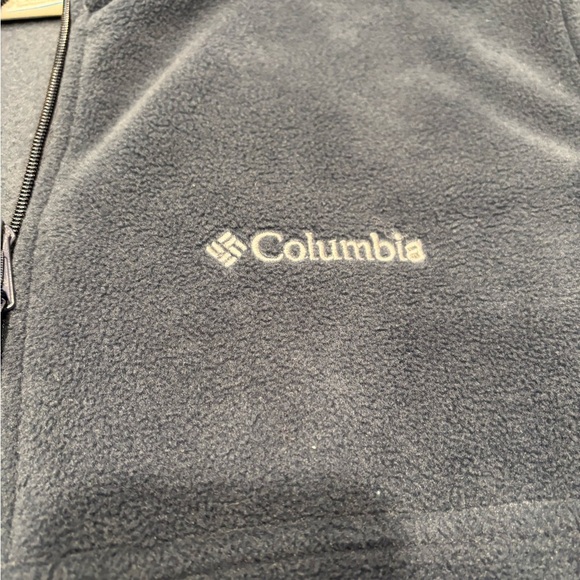 Columbia Navy Half-Zip Fleece, Men’s, Size XXL - Picture 2 of 5